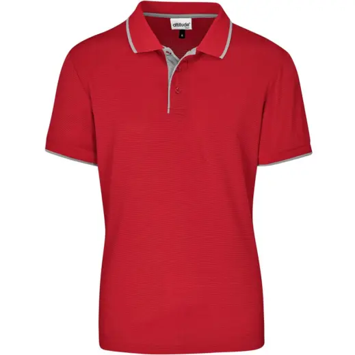 Mens Orion Golf Shirt Red